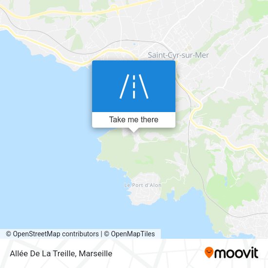 Allée De La Treille map