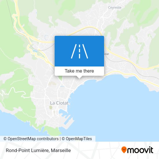 Rond-Point Lumière map