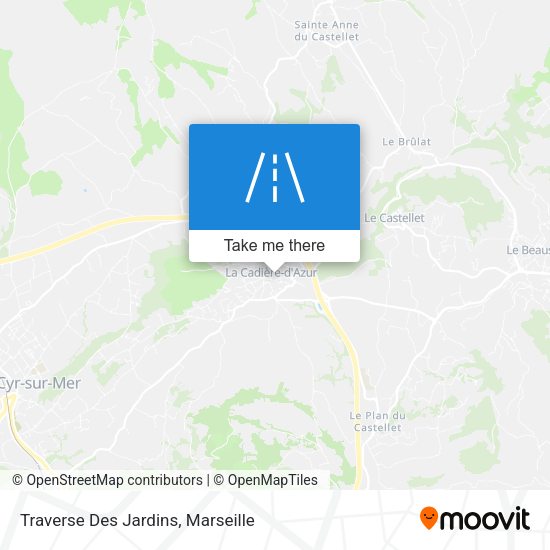 Traverse Des Jardins map