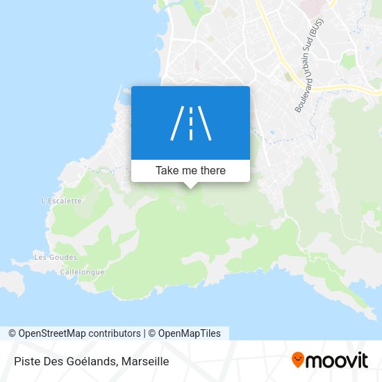 Piste Des Goélands map