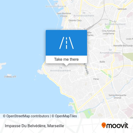Impasse Du Belvédère map