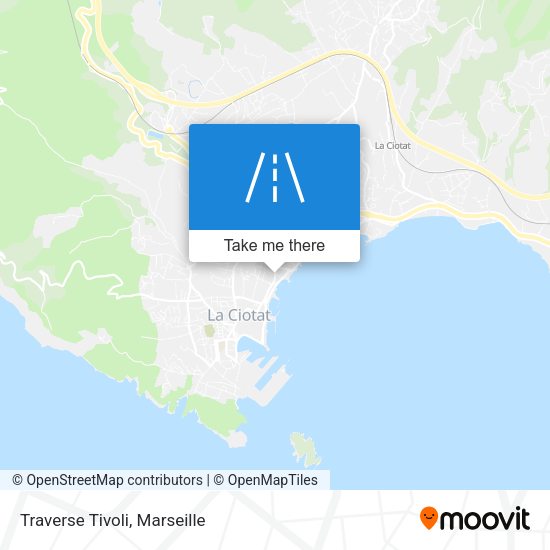 Traverse Tivoli map