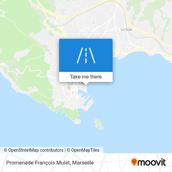 Promenade François Mulet map