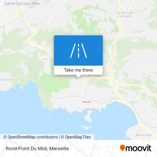 Rond-Point Du Midi map