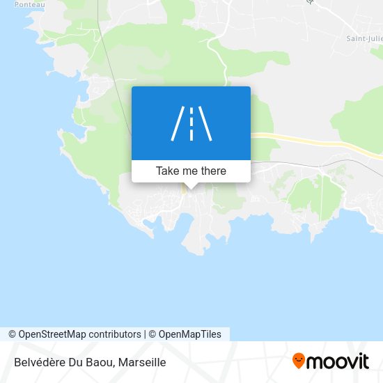 Belvédère Du Baou map