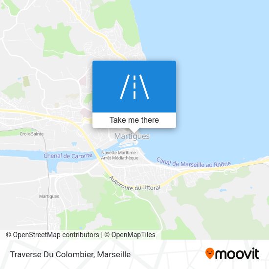 Traverse Du Colombier map