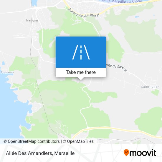 Allée Des Amandiers map