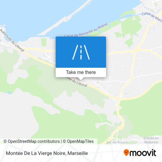 Montée De La Vierge Noire map