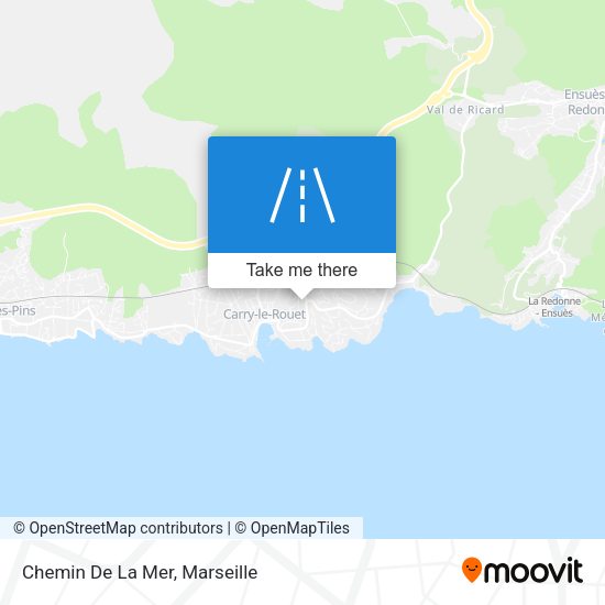 Chemin De La Mer map