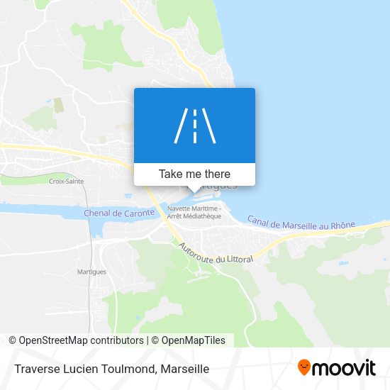 Traverse Lucien Toulmond map