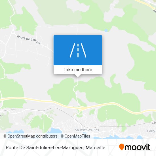 Route De Saint-Julien-Les-Martigues map
