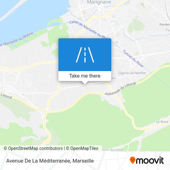 Avenue De La Méditerranée map