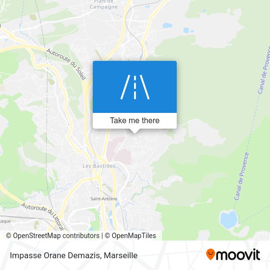 Impasse Orane Demazis map
