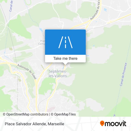 Place Salvador Allende map
