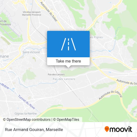 Rue Armand Gouiran map