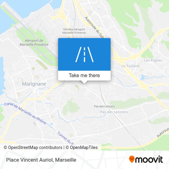 Place Vincent Auriol map