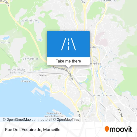 Rue De L'Esquinade map