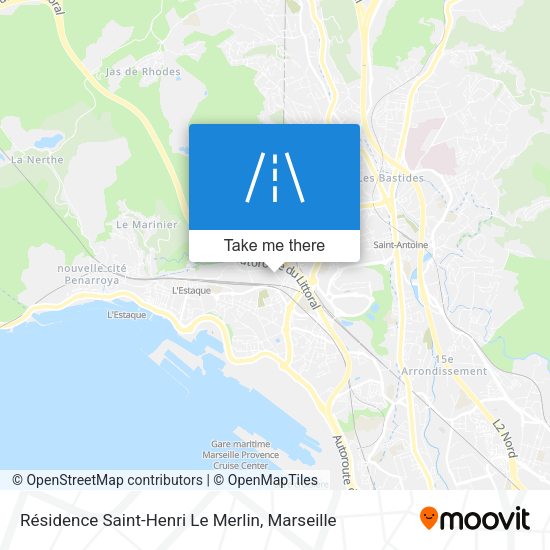 Résidence Saint-Henri Le Merlin map
