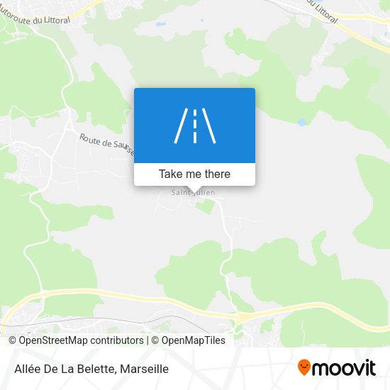 Allée De La Belette map