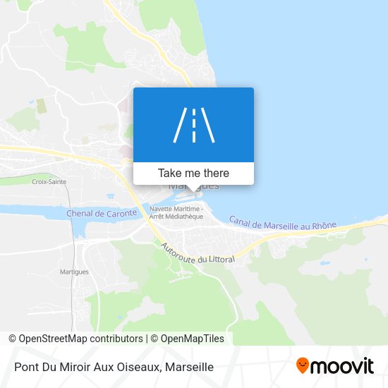 Pont Du Miroir Aux Oiseaux map