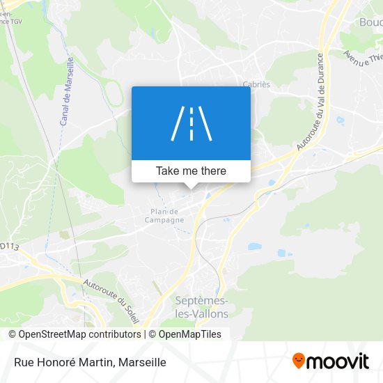Rue Honoré Martin map