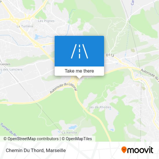 Chemin Du Thord map