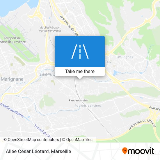 Allée César Léotard map