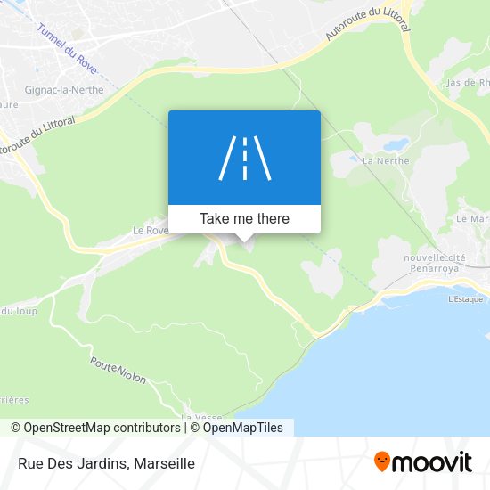 Rue Des Jardins map