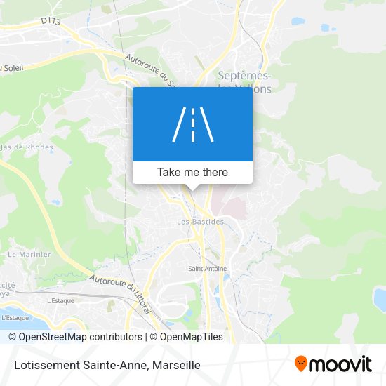 Lotissement Sainte-Anne map