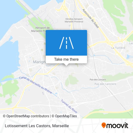 Lotissement Les Castors map