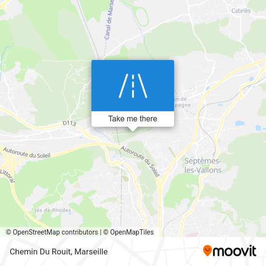 Chemin Du Rouit map