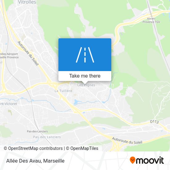 Allée Des Avau map