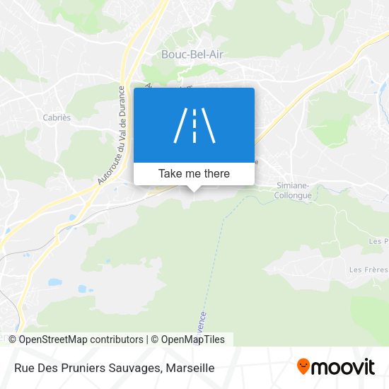 Rue Des Pruniers Sauvages map