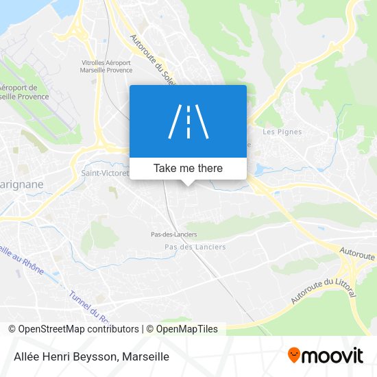 Allée Henri Beysson map