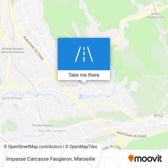 Impasse Carcasse Faugeron map