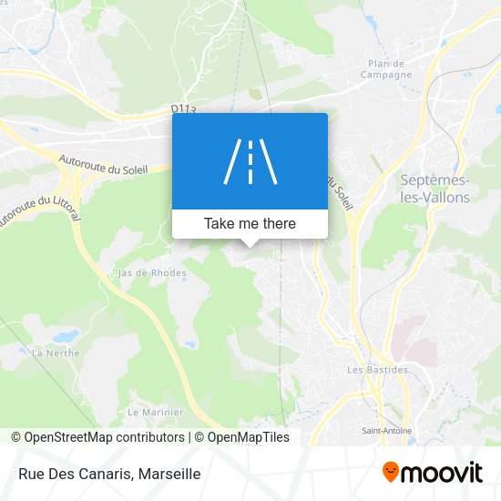 Rue Des Canaris map