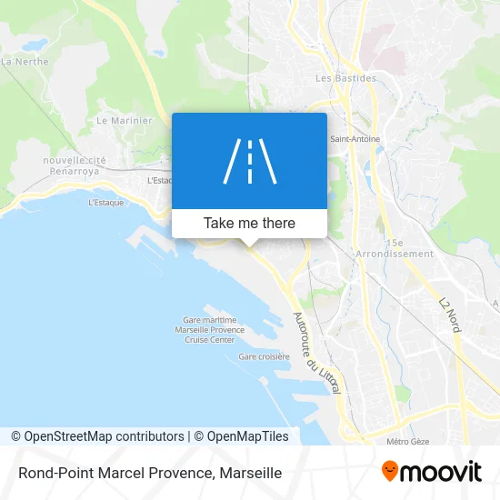 Rond-Point Marcel Provence map
