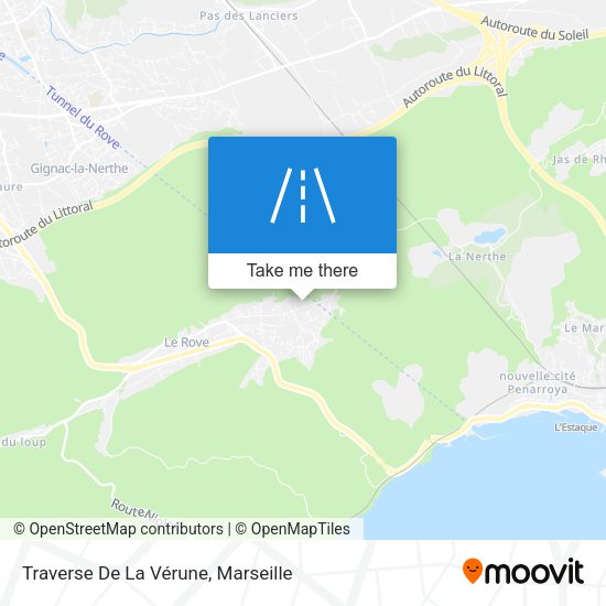 Traverse De La Vérune map