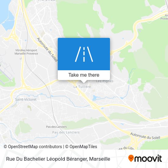 Rue Du Bachelier Léopold Béranger map