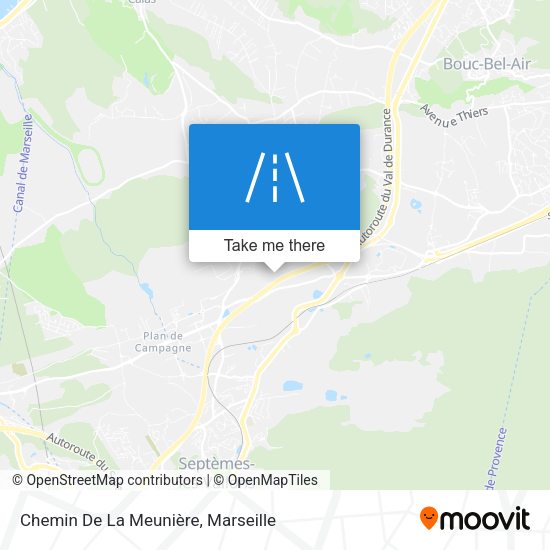 Chemin De La Meunière map
