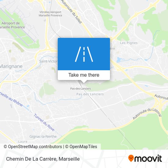 Chemin De La Carrère map