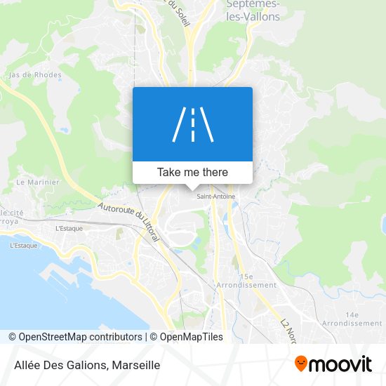 Allée Des Galions map
