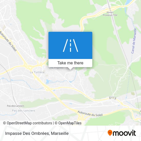 Impasse Des Ombrées map