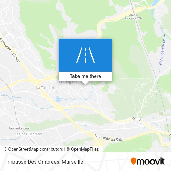 Impasse Des Ombrées map