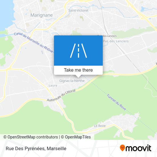 Rue Des Pyrénées map