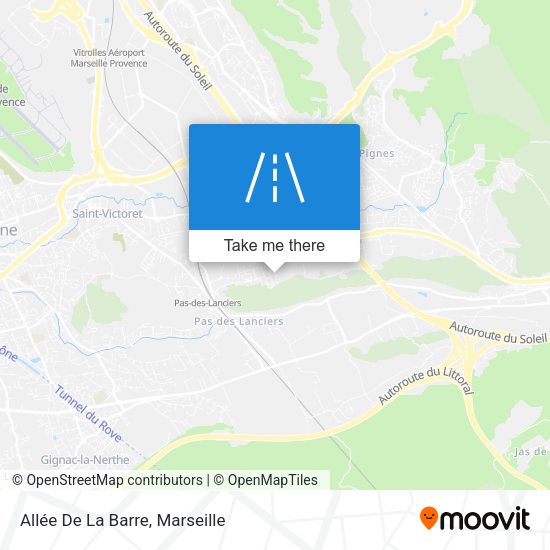 Allée De La Barre map