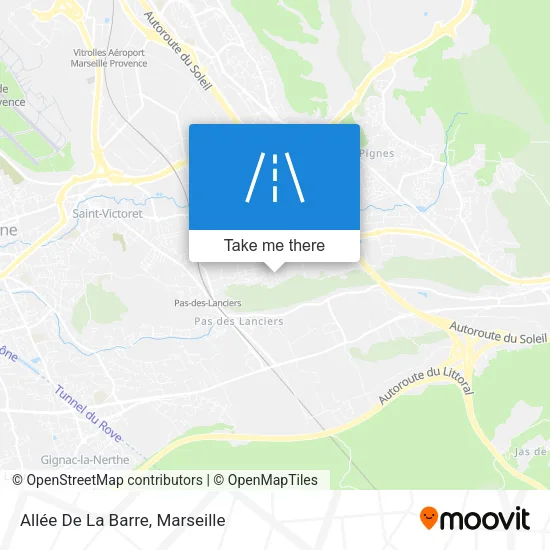 Allée De La Barre map