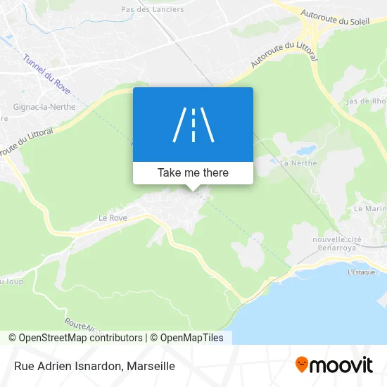 Rue Adrien Isnardon map