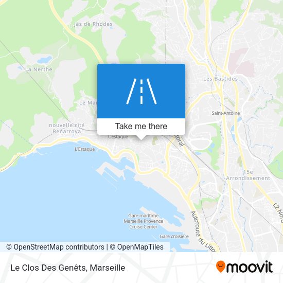 Le Clos Des Genêts map