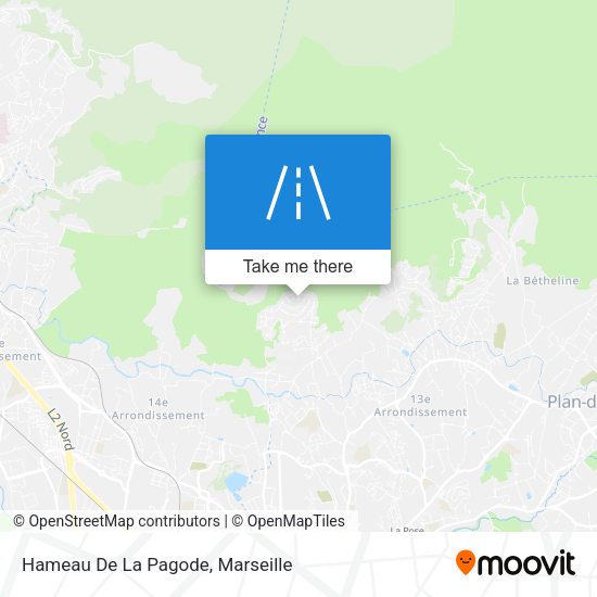 Hameau De La Pagode map
